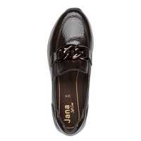 Jana Womens Shoe 24766 Mocca Patent