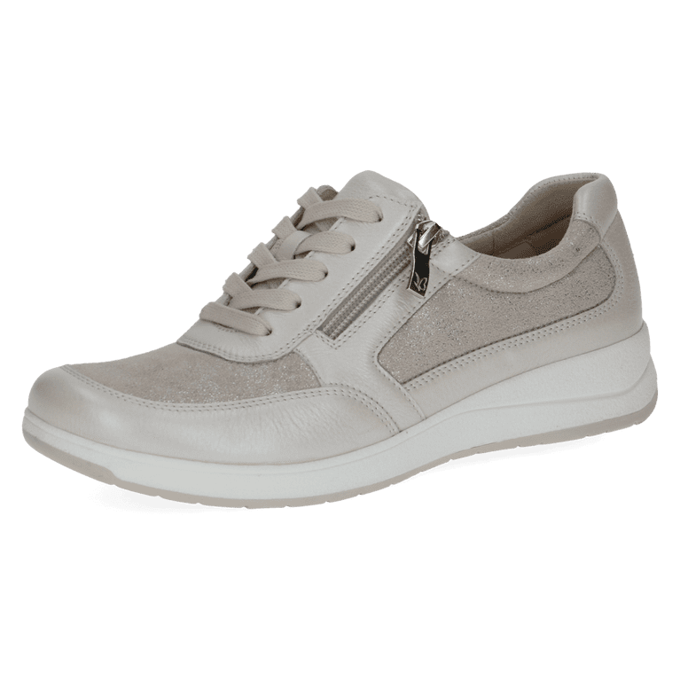 Caprice Womens Trainer 9-23723-44 Pearl Comb