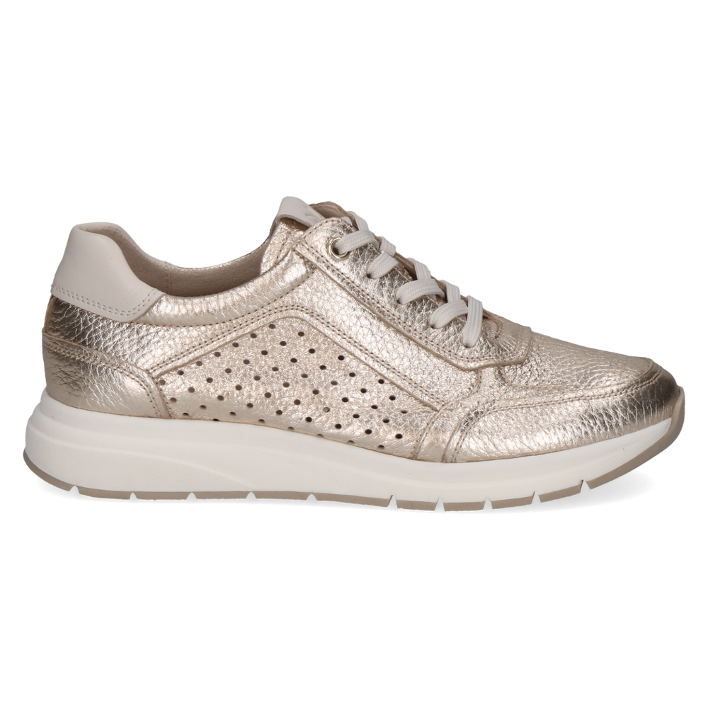 Caprice Womens Trainer 9-23755-4 Light Gold Deer