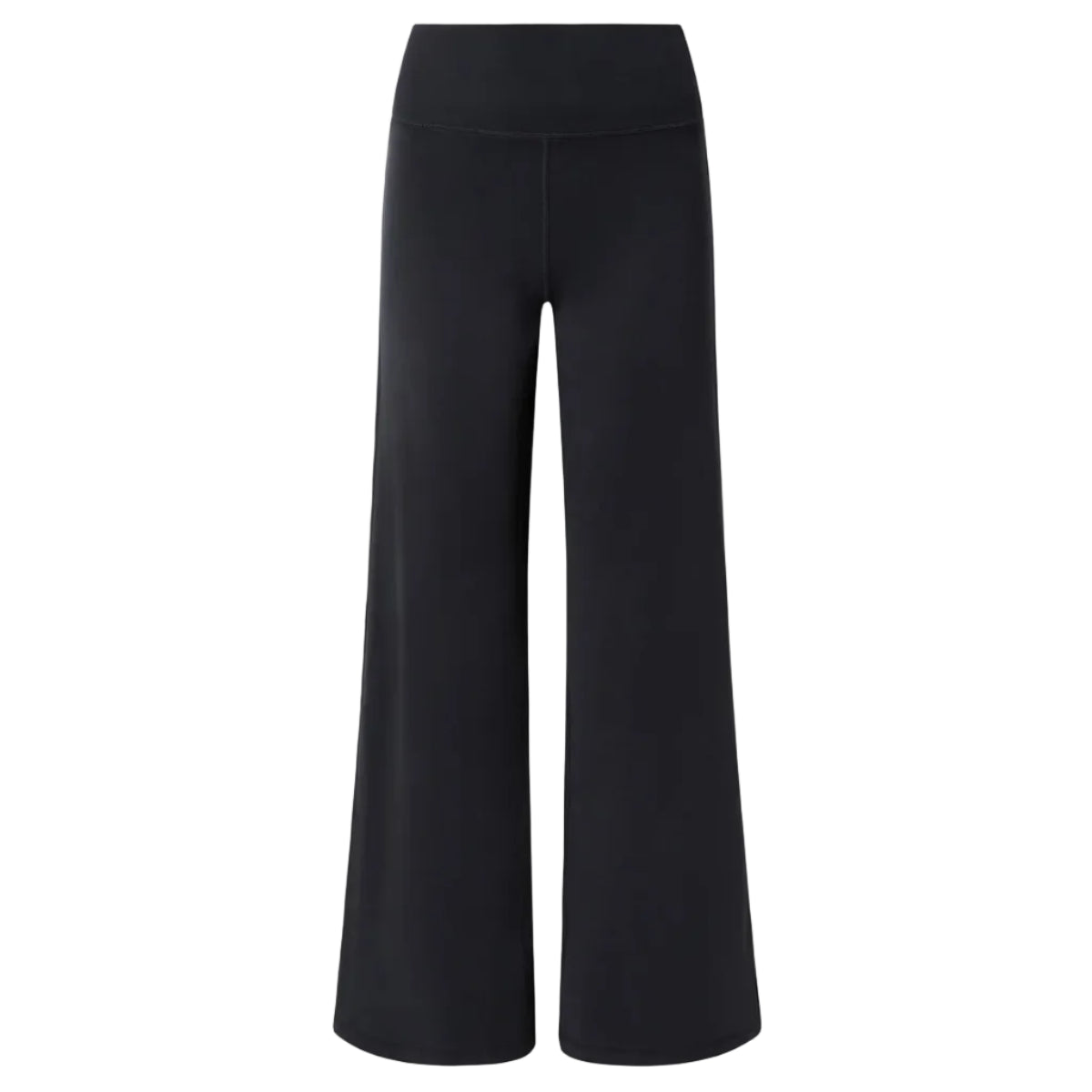 Gym+Coffee women's black high-waisted wide leg leggings