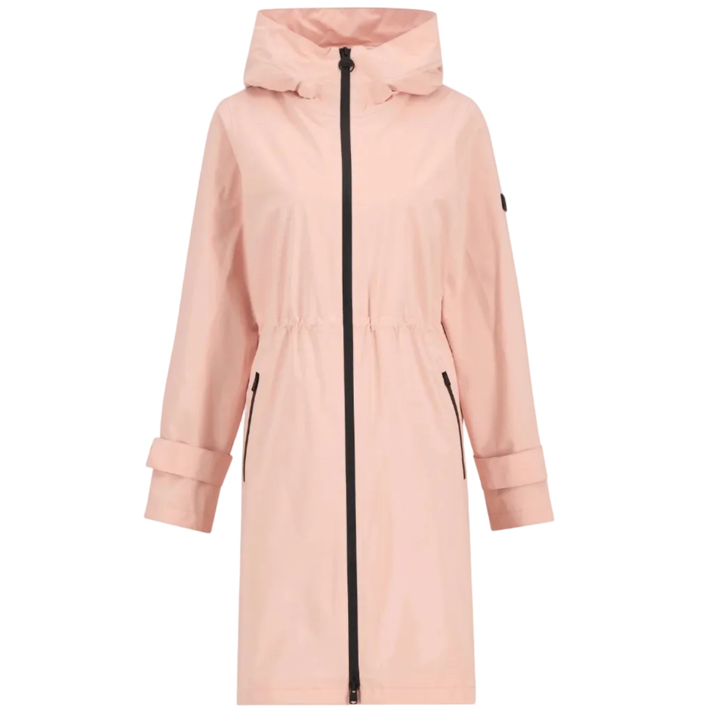 Barbour International Womens Coat Longline Kyra Waterproof Desert Pink