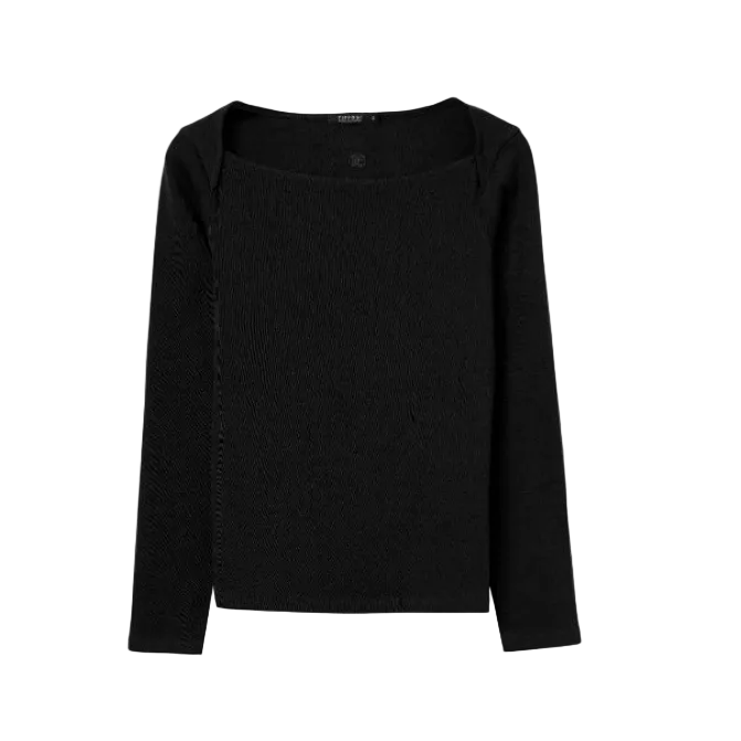 Tiffosi women's black long-sleeve top