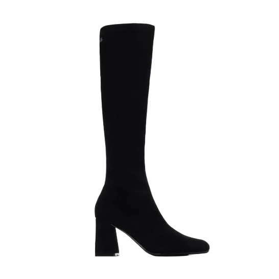 XTI women's black knee high boots
