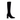 XTI women's black knee high boots