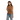 YAYA Womens Top Sleeveless Pleated Neckline Foxtrot Brown
