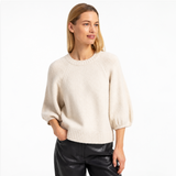 YAYA Knitwear Jumper Off White Melange