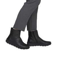 Rieker Womens Boot Z0066-00 Black