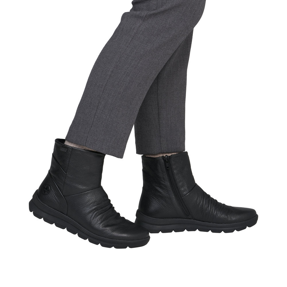 Rieker Womens Boot Z0066-00 Black