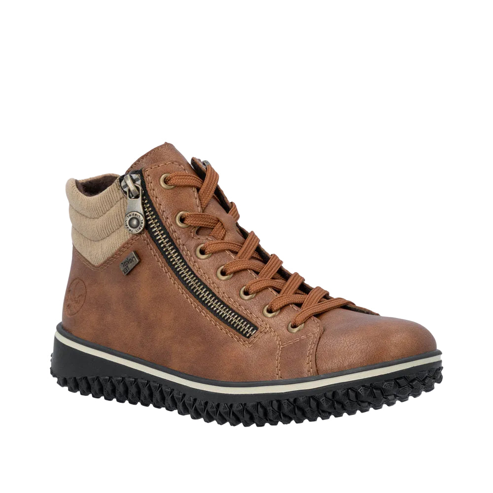 Rieker women's brown waterproof ankle boot