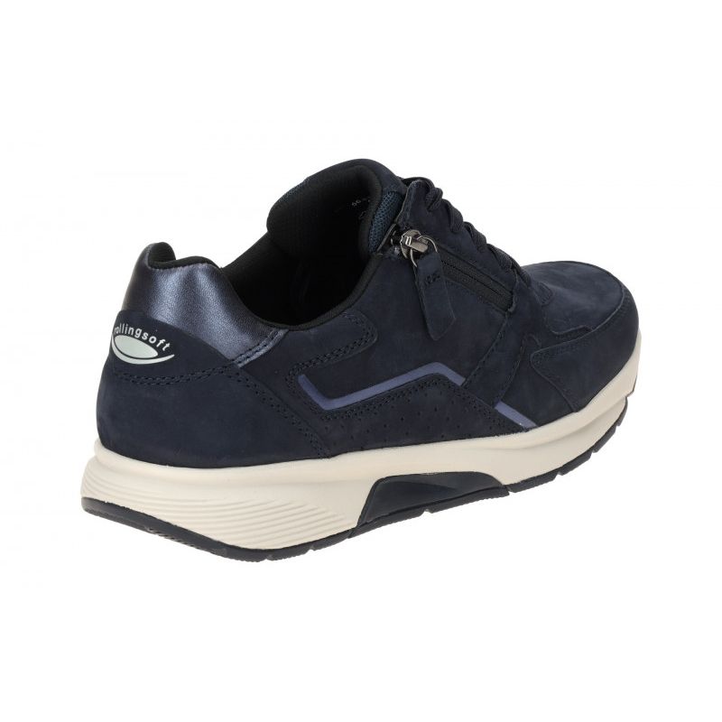 Gabor Womens Trainer 76.878.46 Nubuk/Metallic Blue