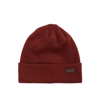 Barbour Mens Beanie Healey Fired Brick