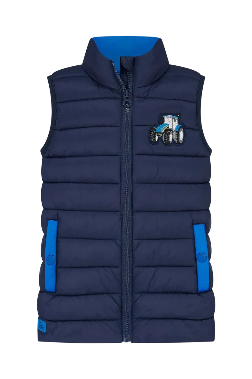 Lighthouse Boys Gilet Abel Blue Tractor