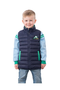 Lighthouse Boys Gilet Abel Green Tractor