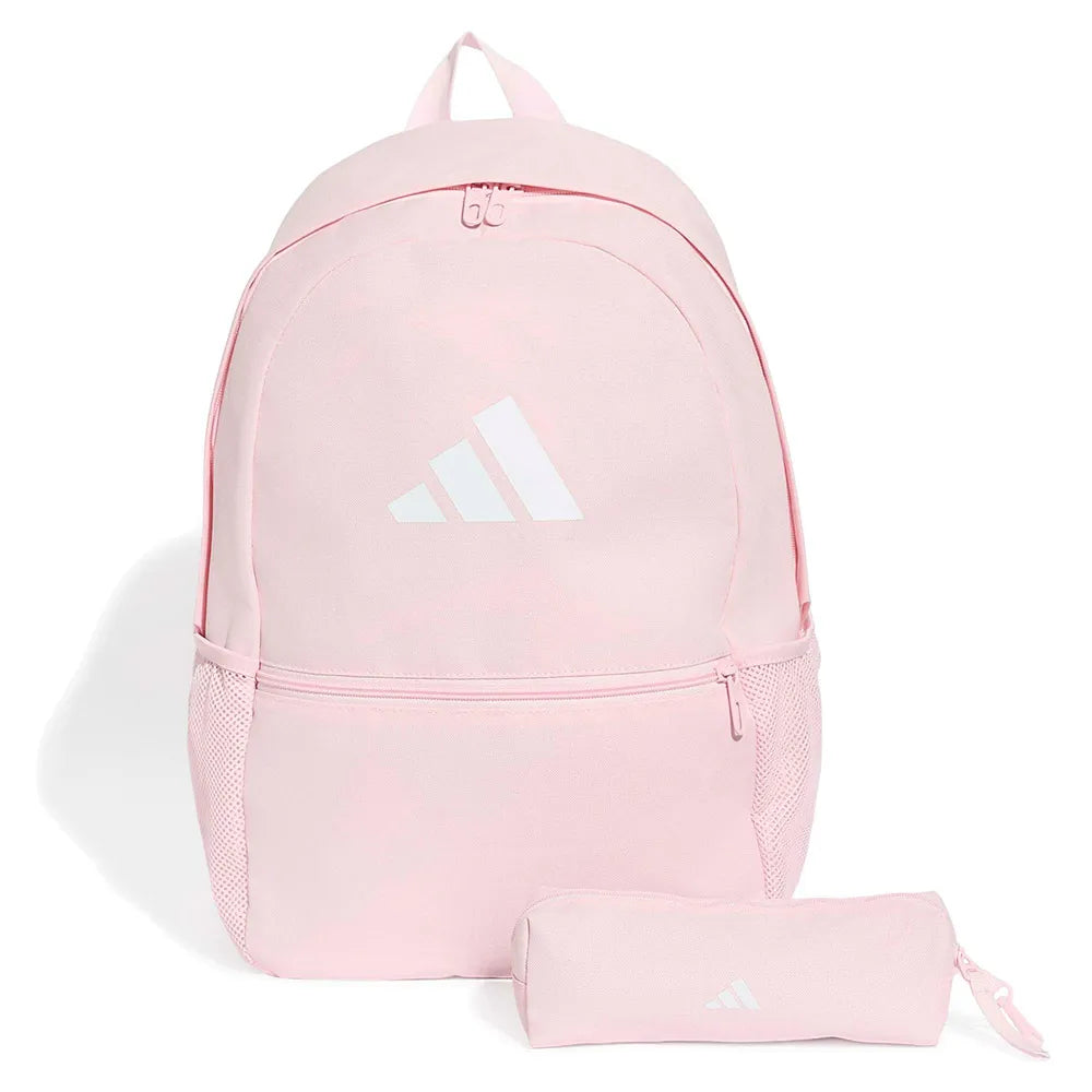 Adidas Back Pack with Pencil Case Pink/White