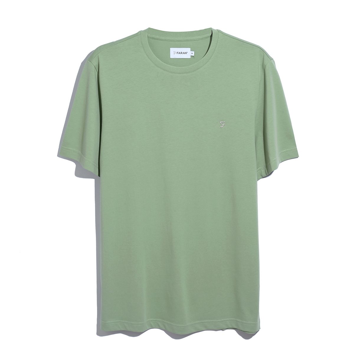 Farah men's green cotton t-shirt