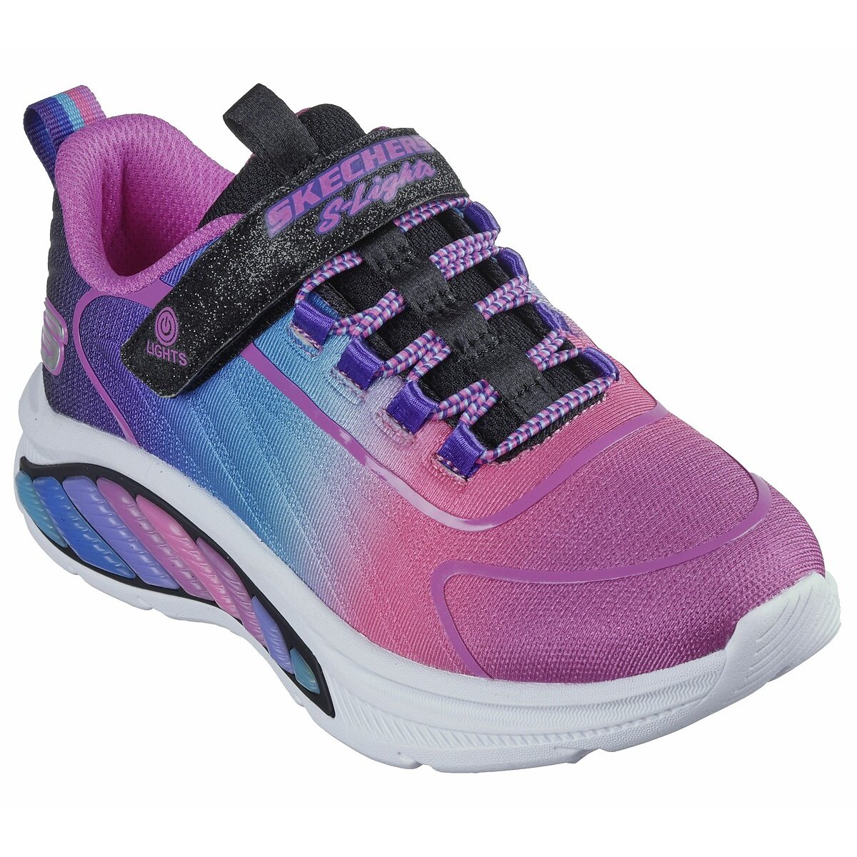 Sketchers girls black on sale