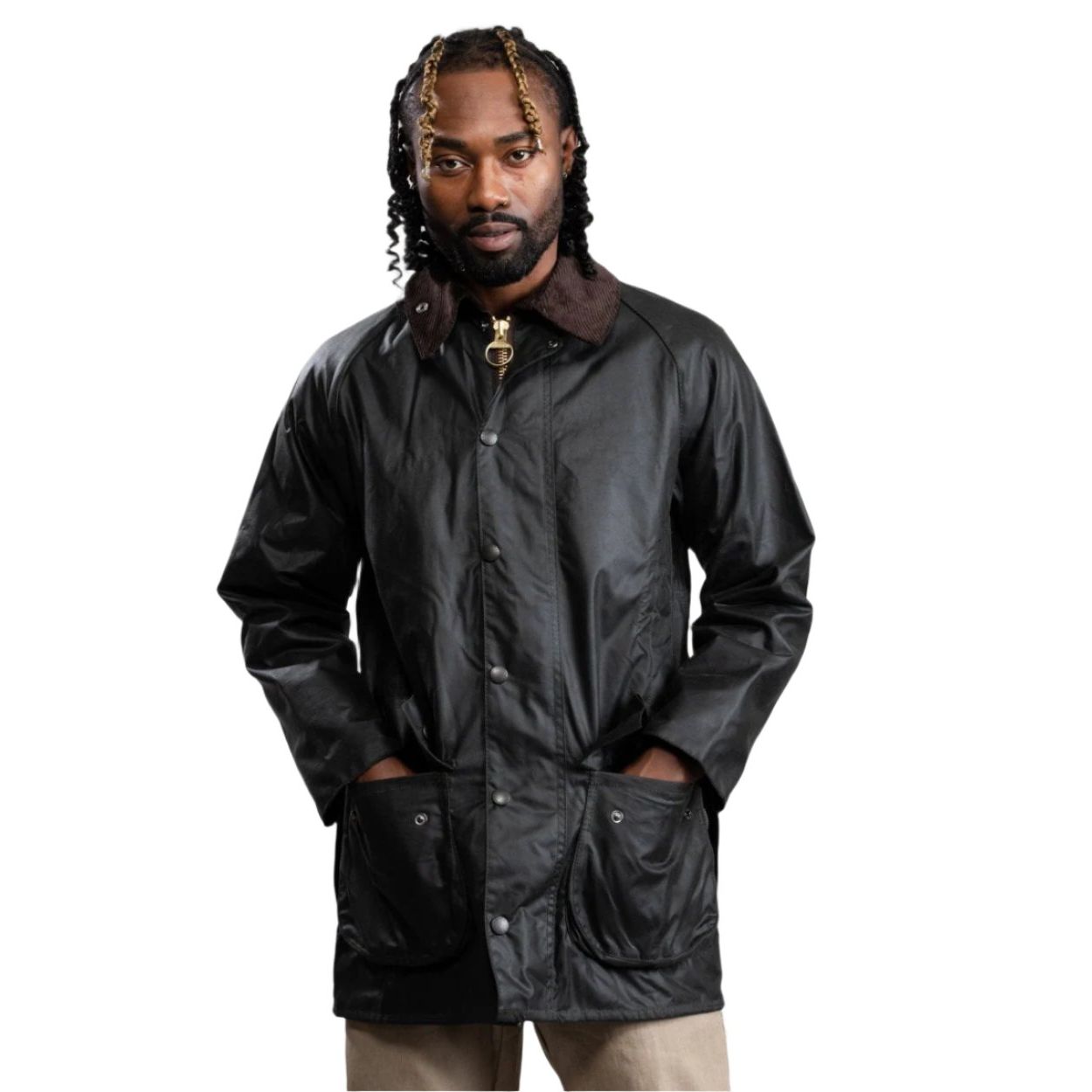 Barbour Mens Jacket Beaufort Wax Sage