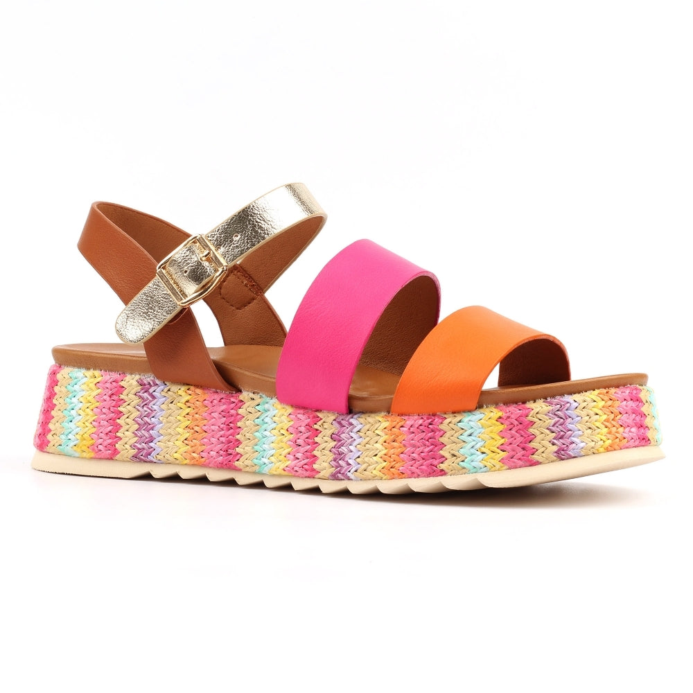 Lunar Womens Sandal Berkley Orange