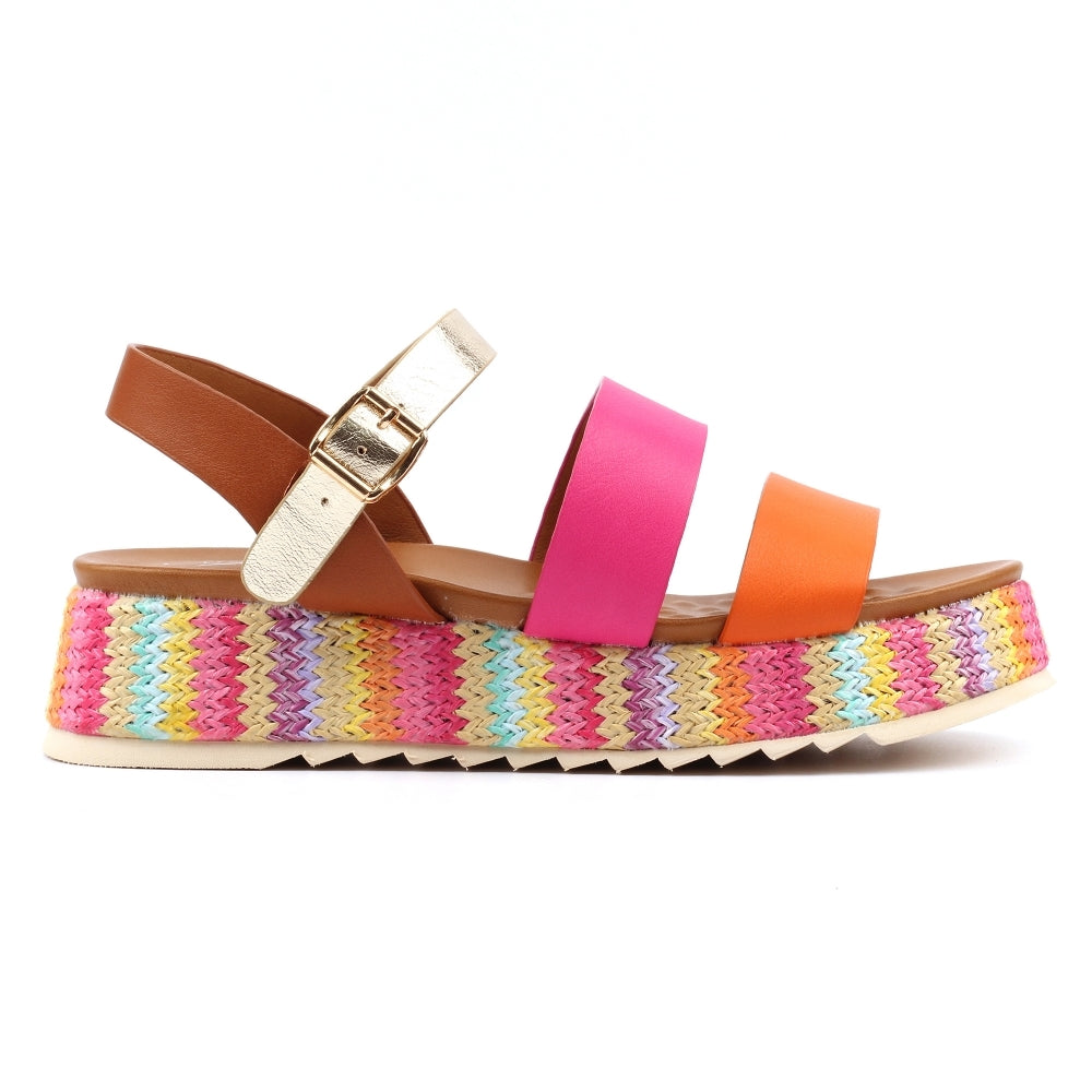 Lunar Womens Sandal Berkley Orange