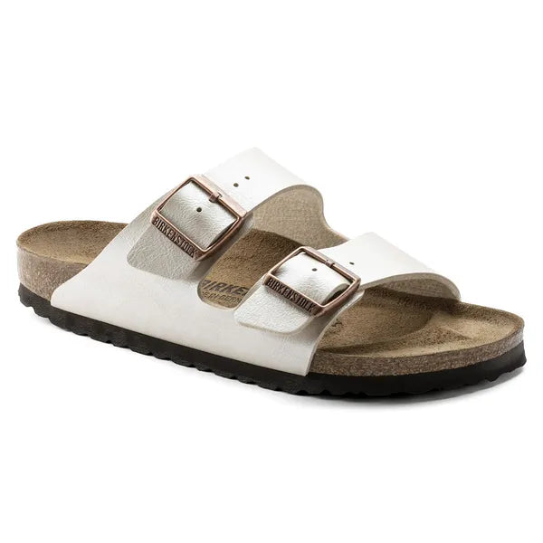 Birkenstock Womens Arizona BS Sandal Graceful Pearl White