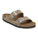 Birkenstock Womens Sandal Arizona Rivet Border Taupe