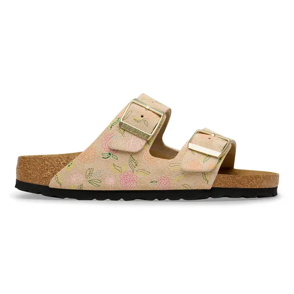 Birkenstock Womens Sandal Arizona BS Sandcastle Flower Print