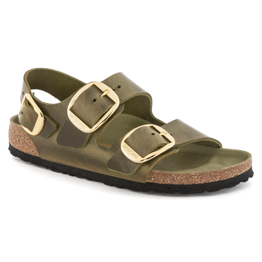 Olive green birkenstocks women's on sale