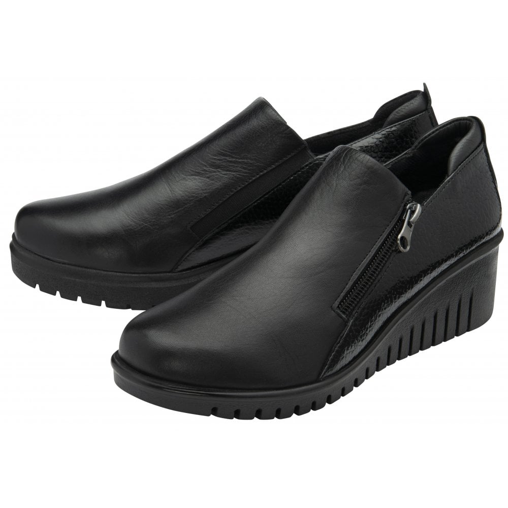 Lotus Womens Shoe Altan Black