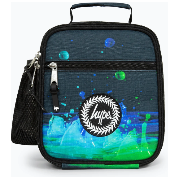 Hype Black 3D Droplets Lunch Box