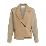 Yaya Womens Blazer 01-501086-609 Otter Brown Melange