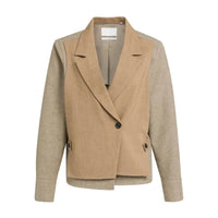 Yaya Womens Blazer 01-501086-609 Otter Brown Melange