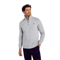 Dubarry Mens Zip Neck Sweater Boyce Grey