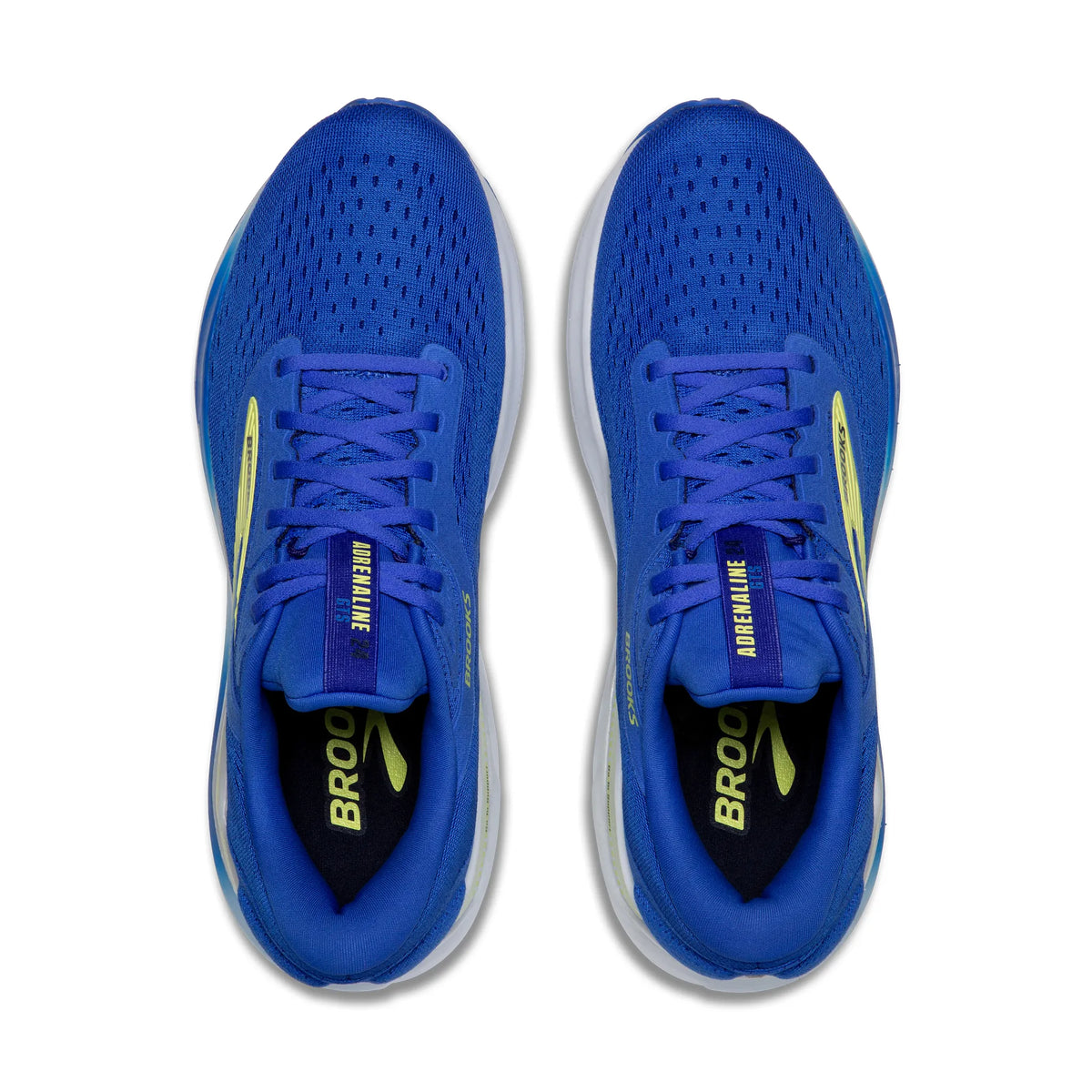 Brooks Mens Trainer Adrenaline GTS 24 Cobalt Neo Yellow Peacoat Donaghys