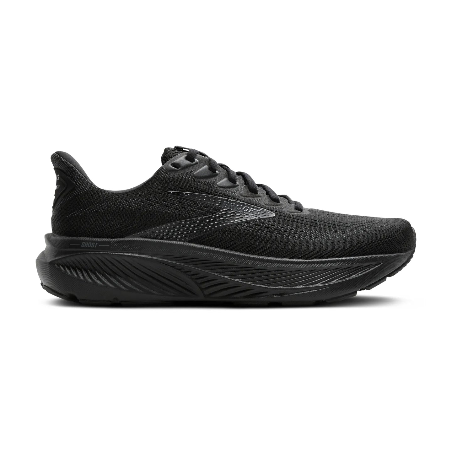 Brooks Mens Tainer Ghost 17 Black/Black/Ebony