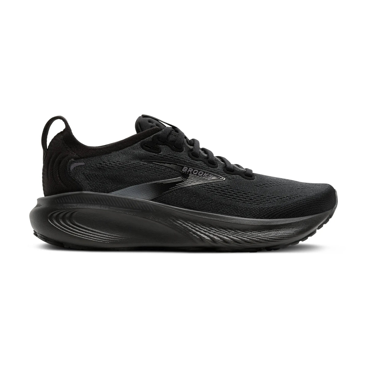 Brooks men's black mesh trainer