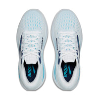 Brooks Mens Trainer Ghost Max 3 Bright White/Beacon Blue/Teal