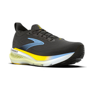 Brooks men's black and yellow mesh trainer