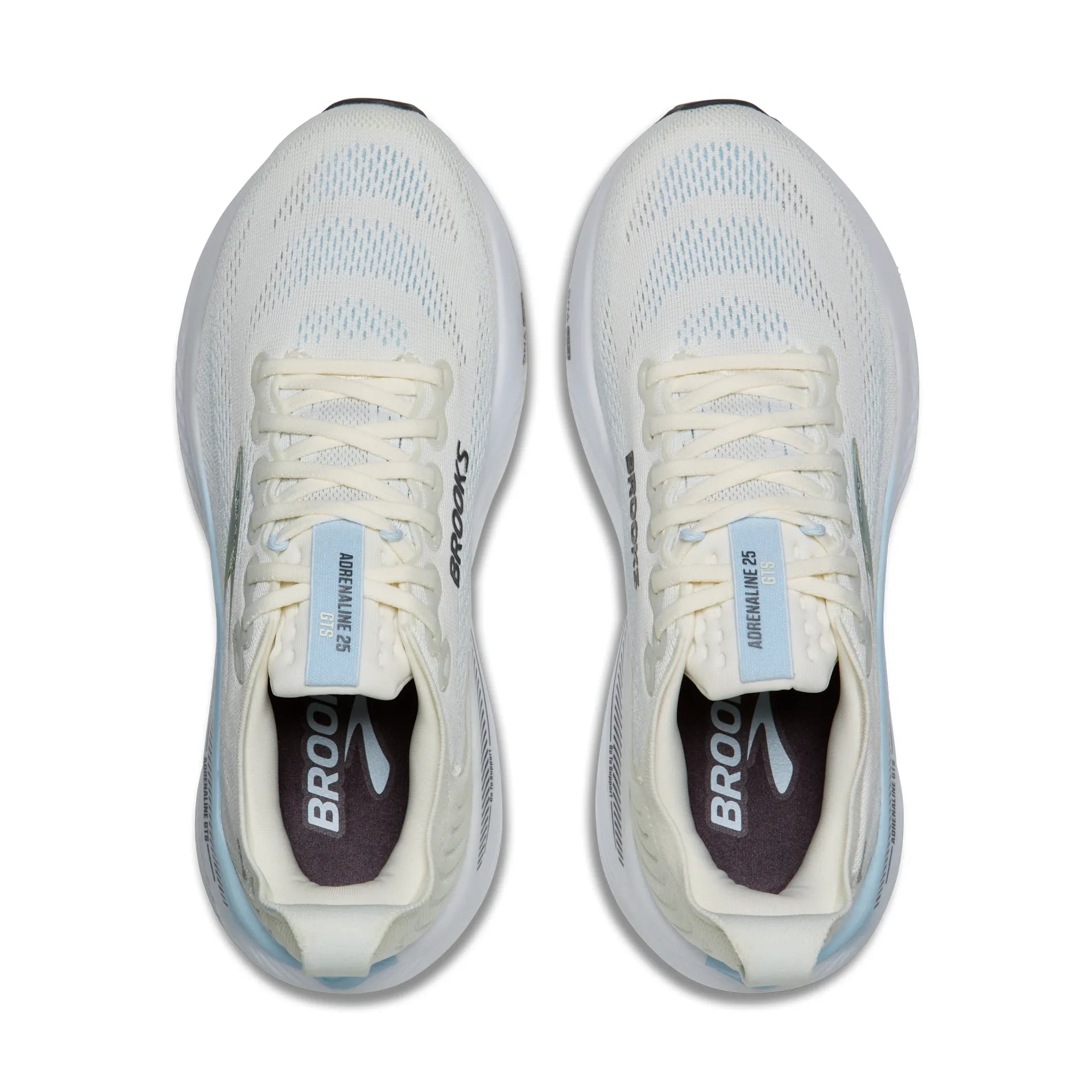 Brooks Womens Trainer Adrenaline GTS 25 Star White/Nantucket/Chrome