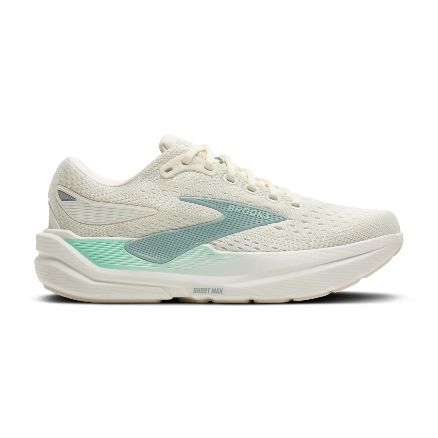 Brooks Womens Trainer Ghost Max 3 Coconut/Yucca/Gray Mist