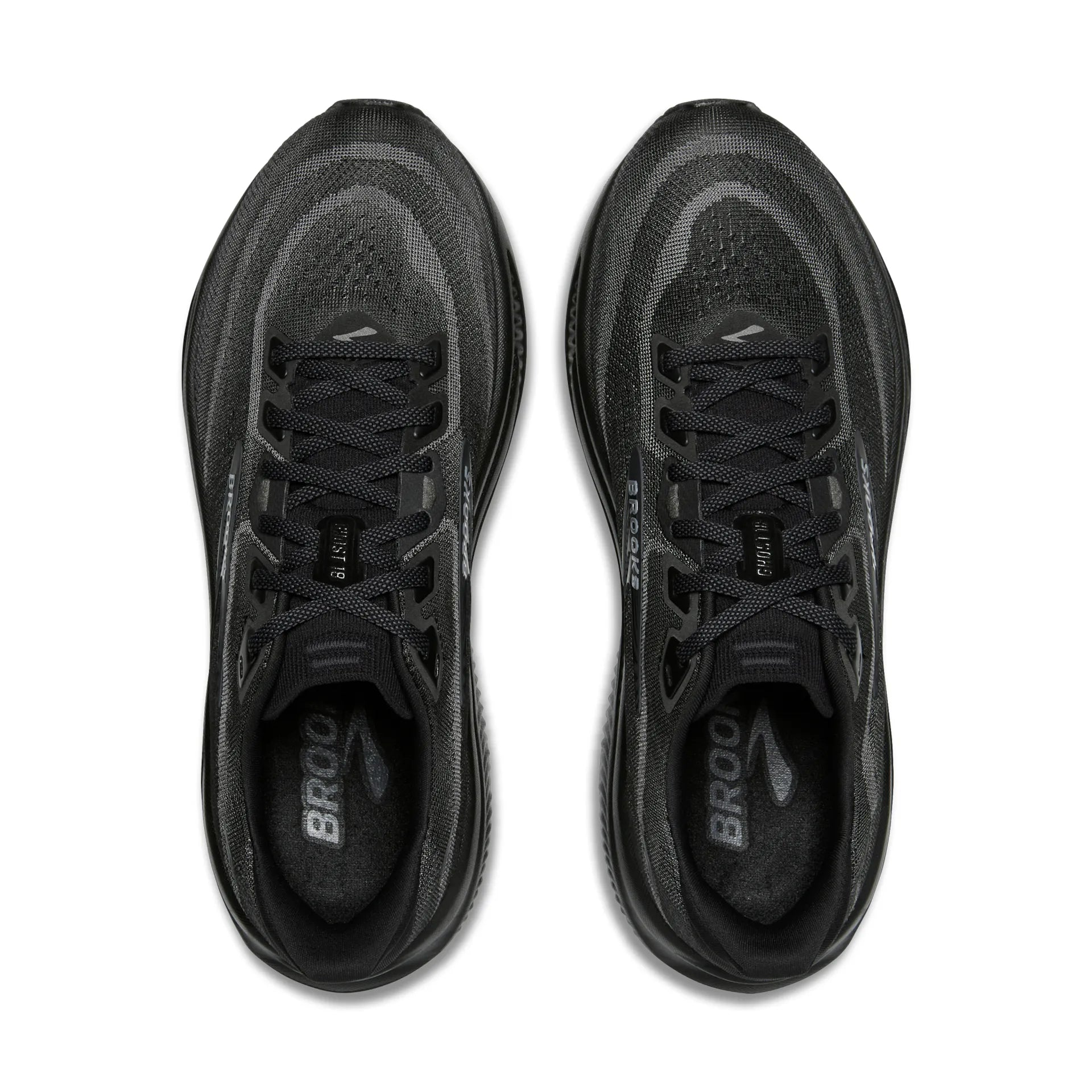 Brooks Womens Trainer Ghost 18 Black/Black/Ebony