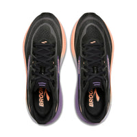 Brooks Womens Trainer Ghost 18 Black/Mulled Grape/Peach