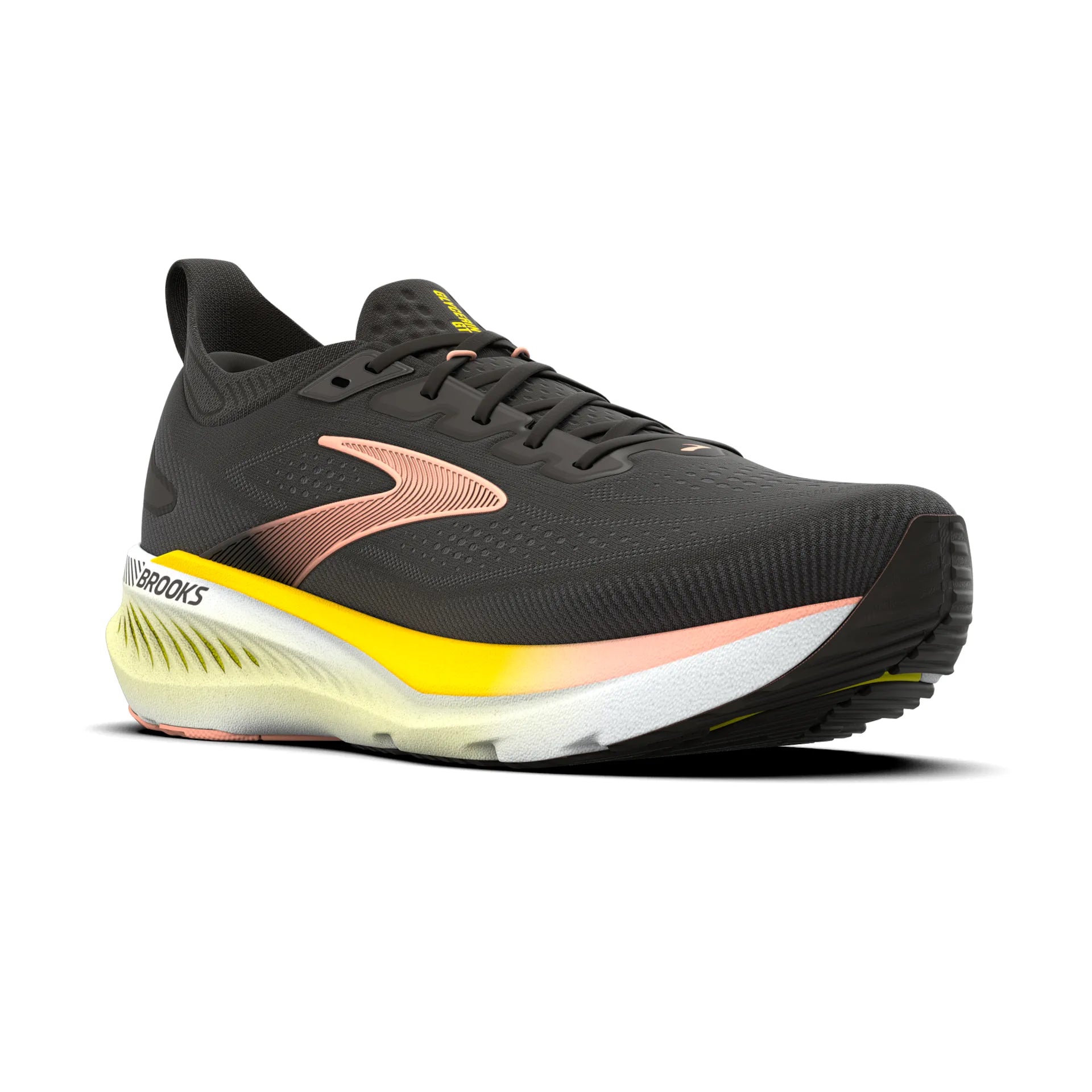 Brooks Womens Trainer Glycerin GTS 23 Black/Peach/Nightlife