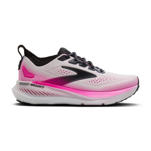 Brooks Womens Trainer Glycerin GTS23 White/Phantom/Cyber Pink