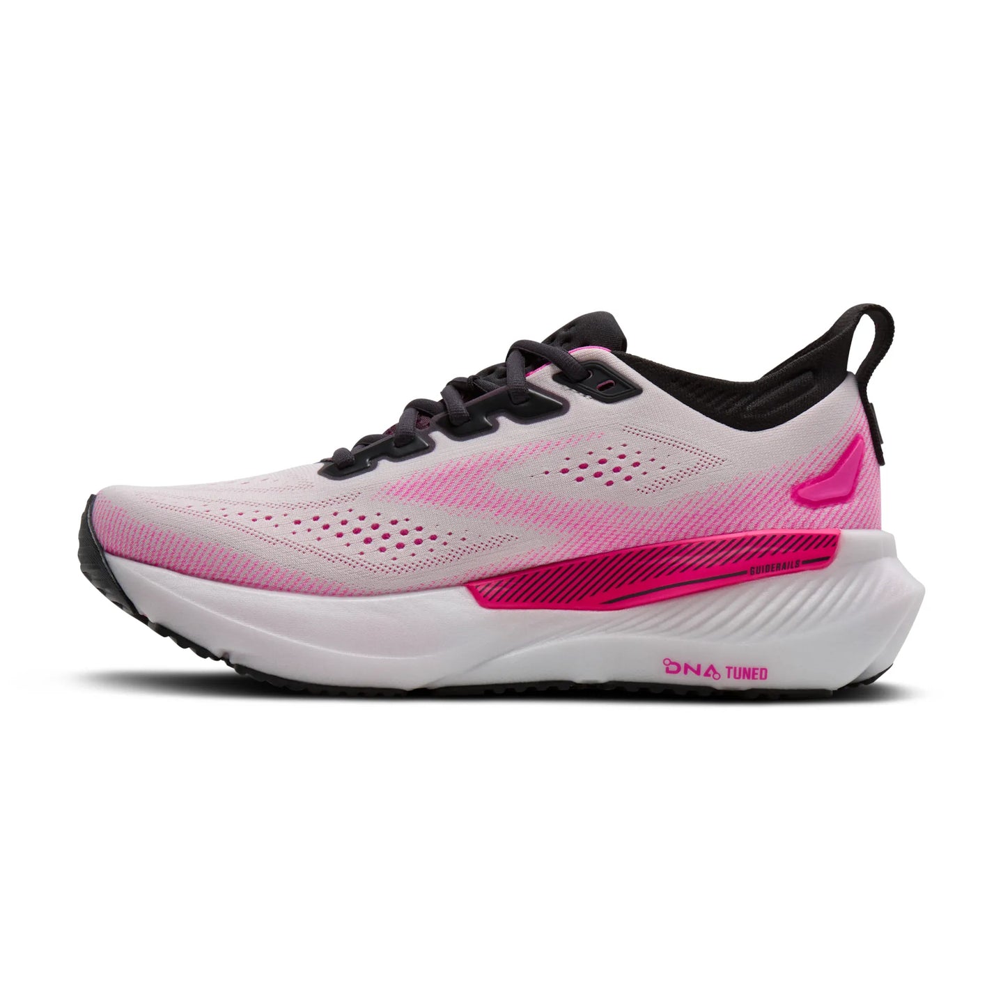 Brooks Womens Trainer Glycerin GTS23 White/Phantom/Cyber Pink