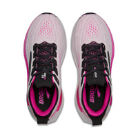 Brooks Womens Trainer Glycerin GTS23 White/Phantom/Cyber Pink