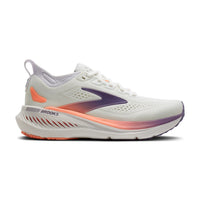 Brooks Womens Trainer Glycerin GTS 23 White/Mulled Grape/Clear
