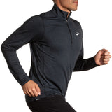 Brooks Mens Top Dash ½ Zip 2.0 Black