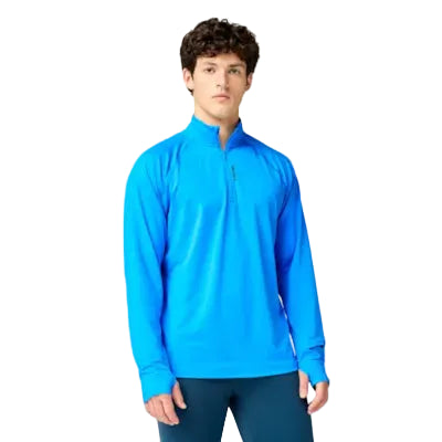 Brooks Dash 3.0 men's cyber blue quarter-zip running top