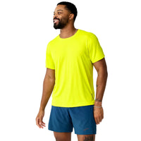 Brooks Dash men's lichen green short-sleeve running t-shirt