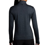 Brooks Womens Top ½ Zip Dash 2.0 HTR Black